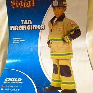 Tan Firefighter Halloween Costume